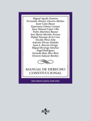 cover image of Manual de Derecho Constitucional